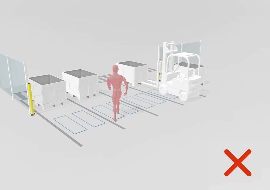 Une sécurité sans faille dans les stations de transfert grâce à une solution basée sur le scanner laser RSL 400 de Leuze 